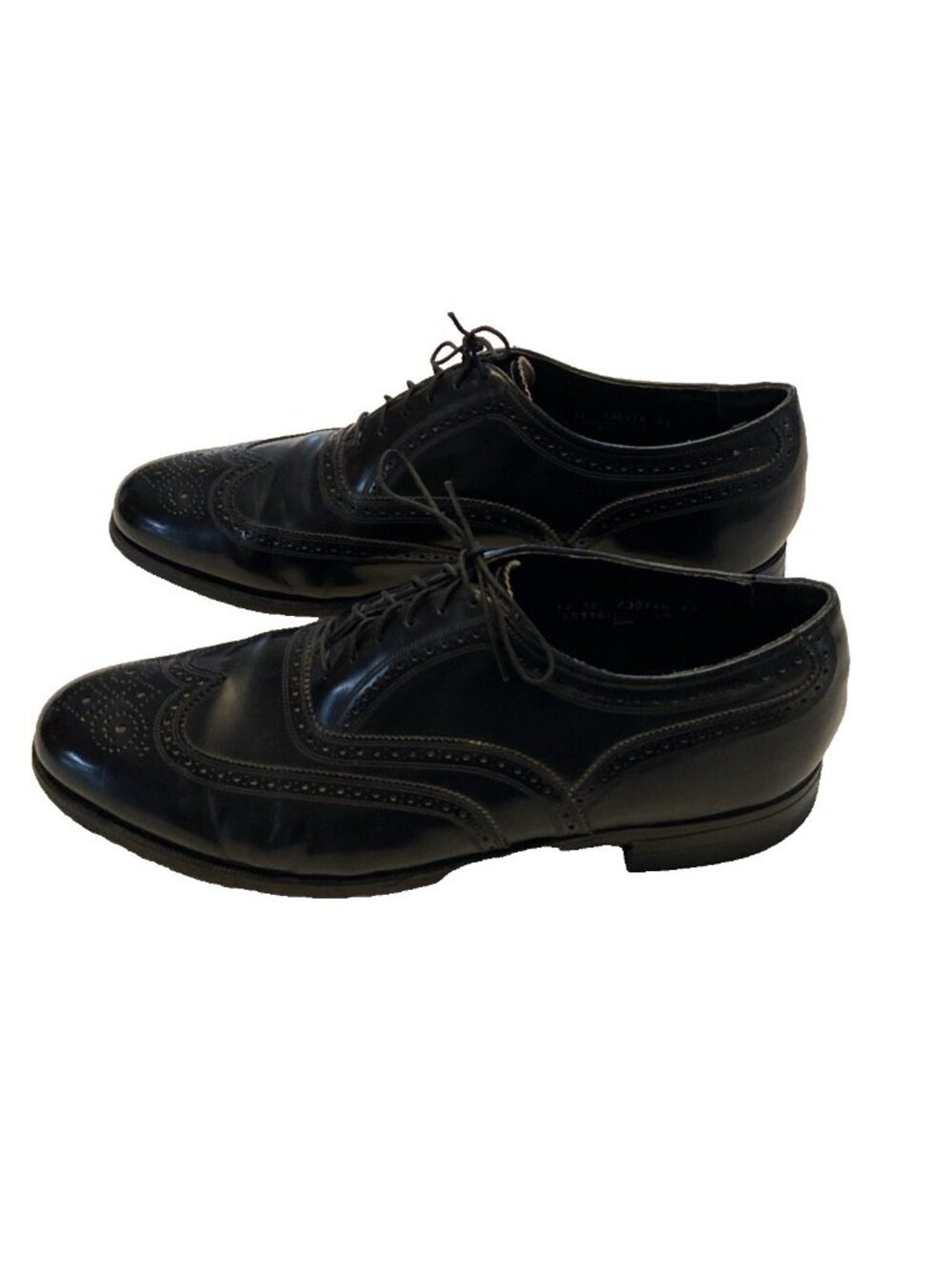 Florsheim Black Wingtip Oxford Size 13 3E Men’s Dress Shoes Formal - Picture 4 of 9